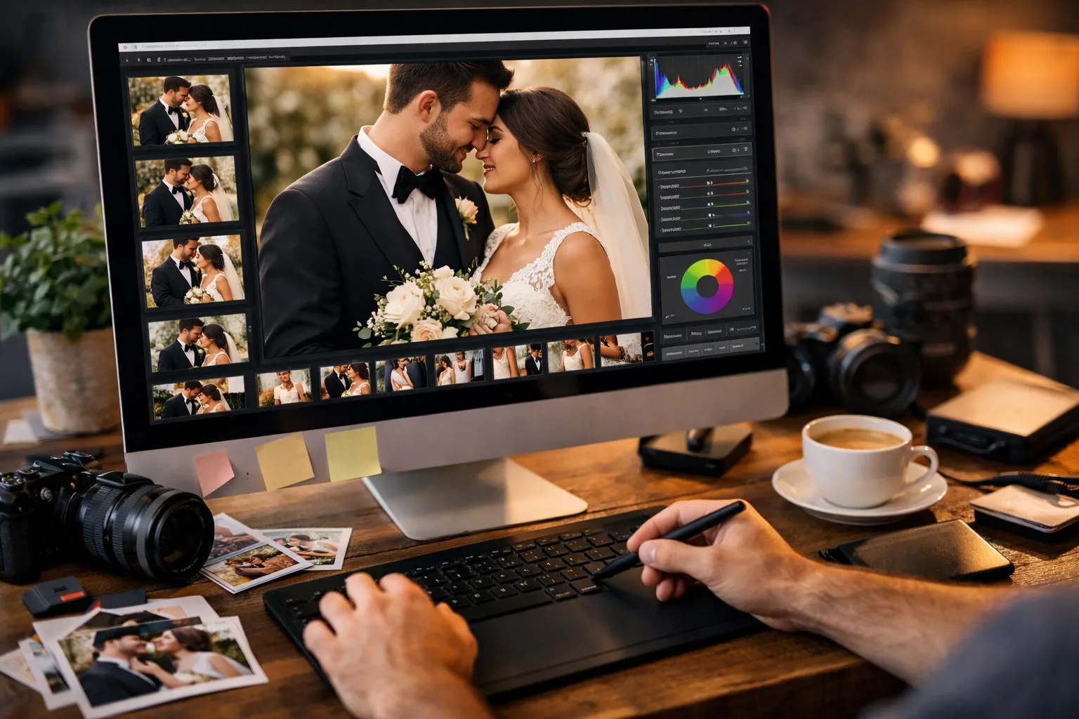 cat dureaza editarea fotografiilor de nunta