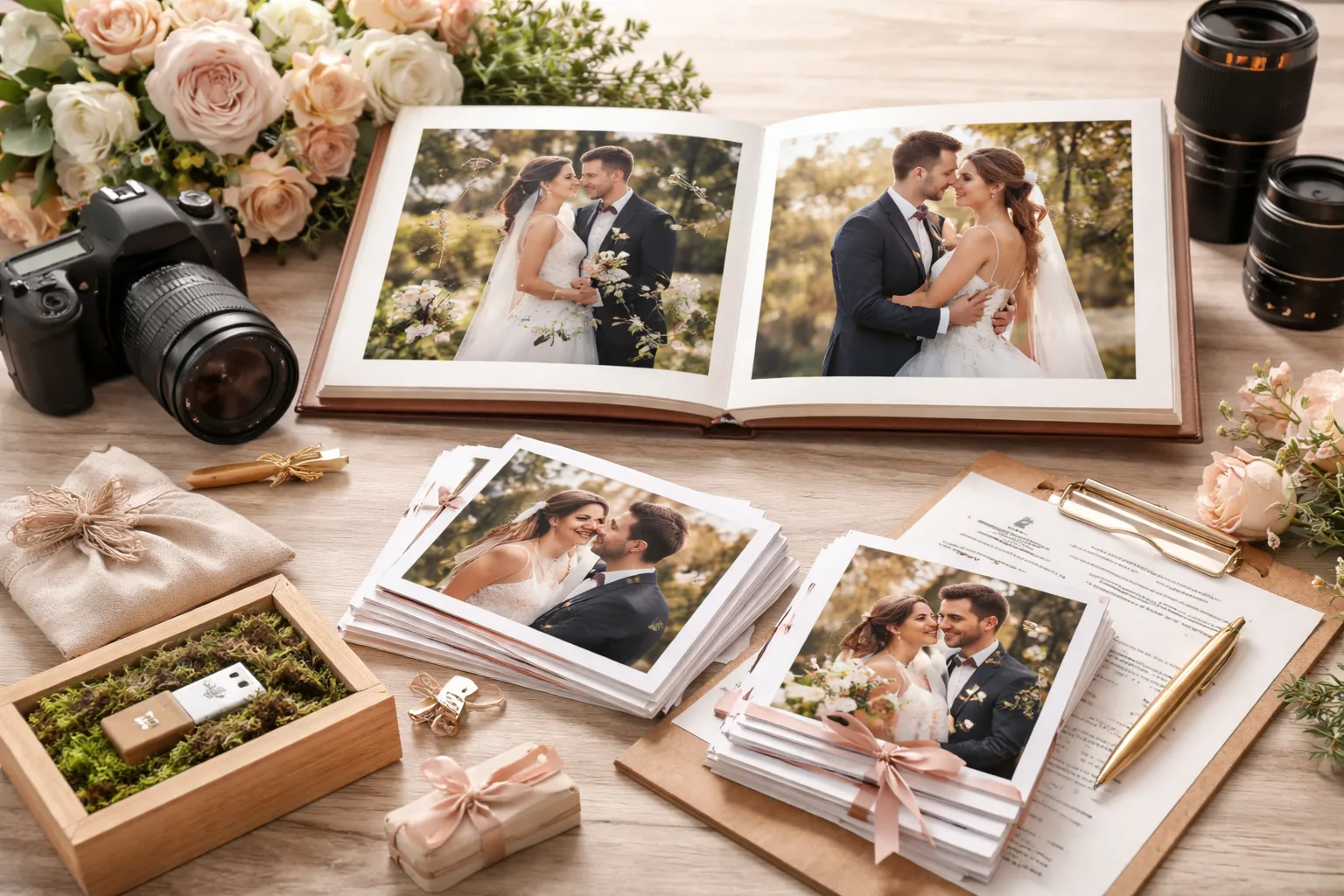 ce contine un pachet foto de nunta